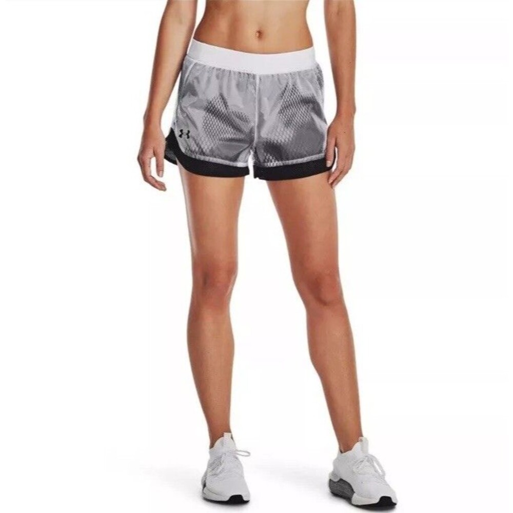 Under Armour Womens Mesh Medium Bottom Sports Training Shorts